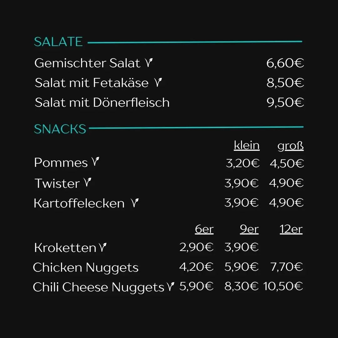 PizzaPoint меню