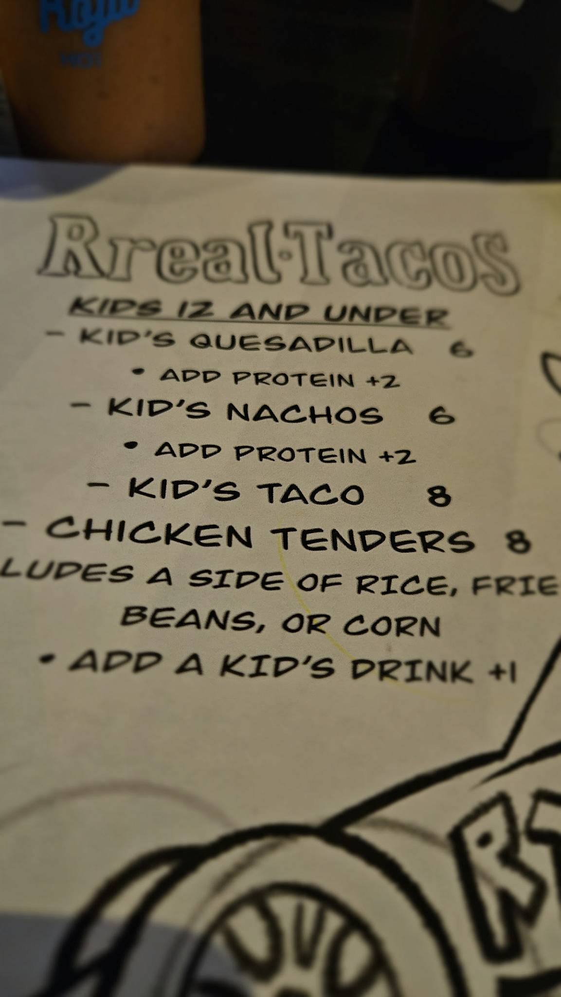 Rreal Tacos - Cumming меню