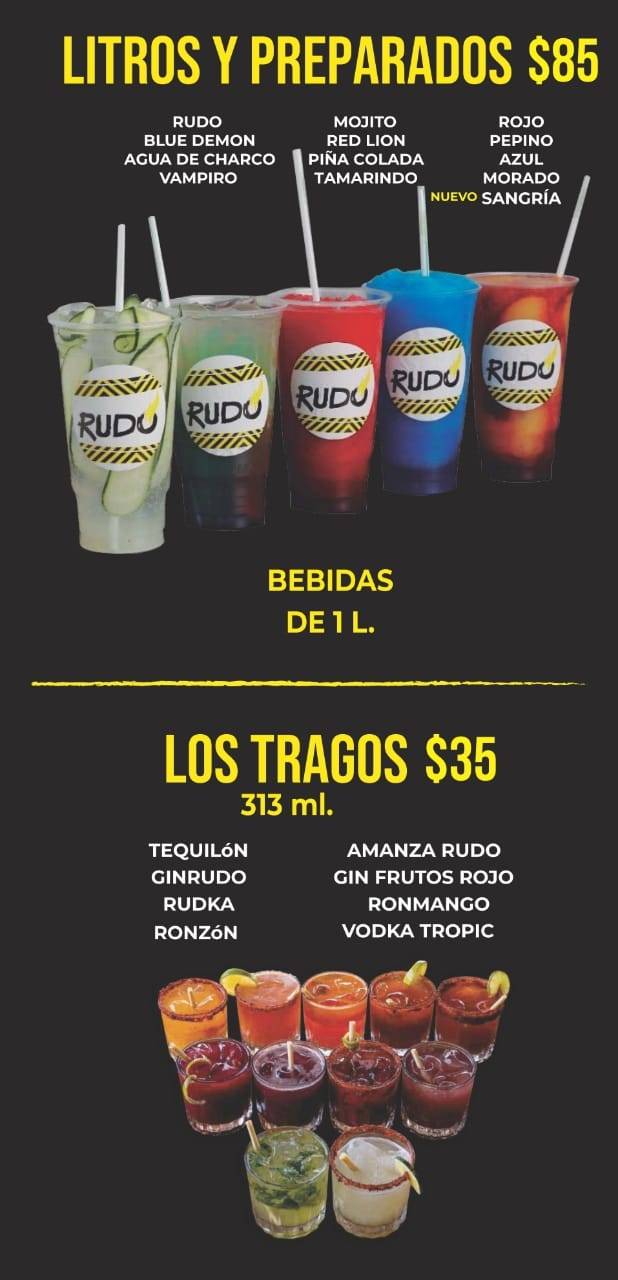 Rudo Los Reyes меню