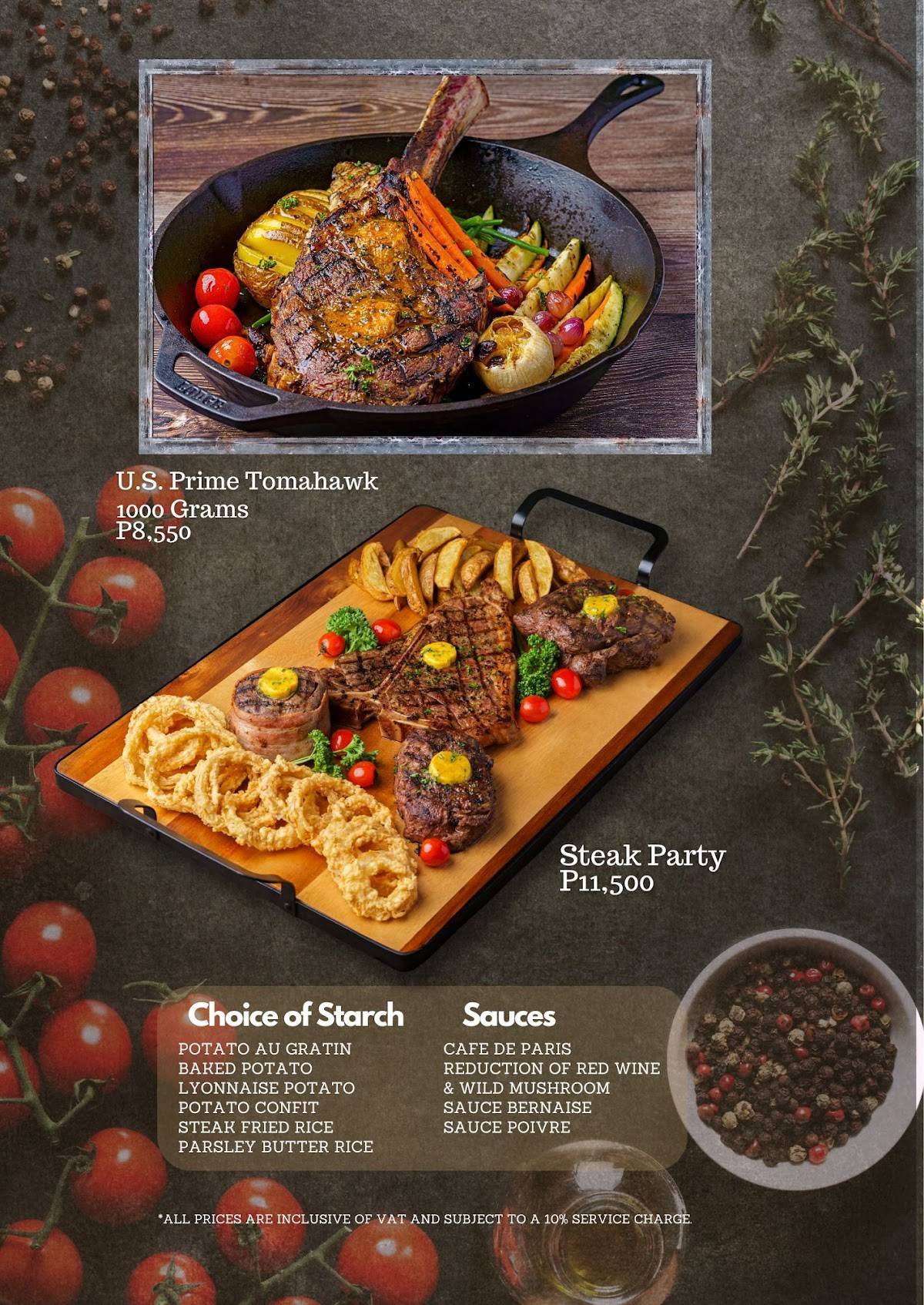 Rustika Asian Urban Kitchen- Vista Mall Santa Rosa, Laguna меню