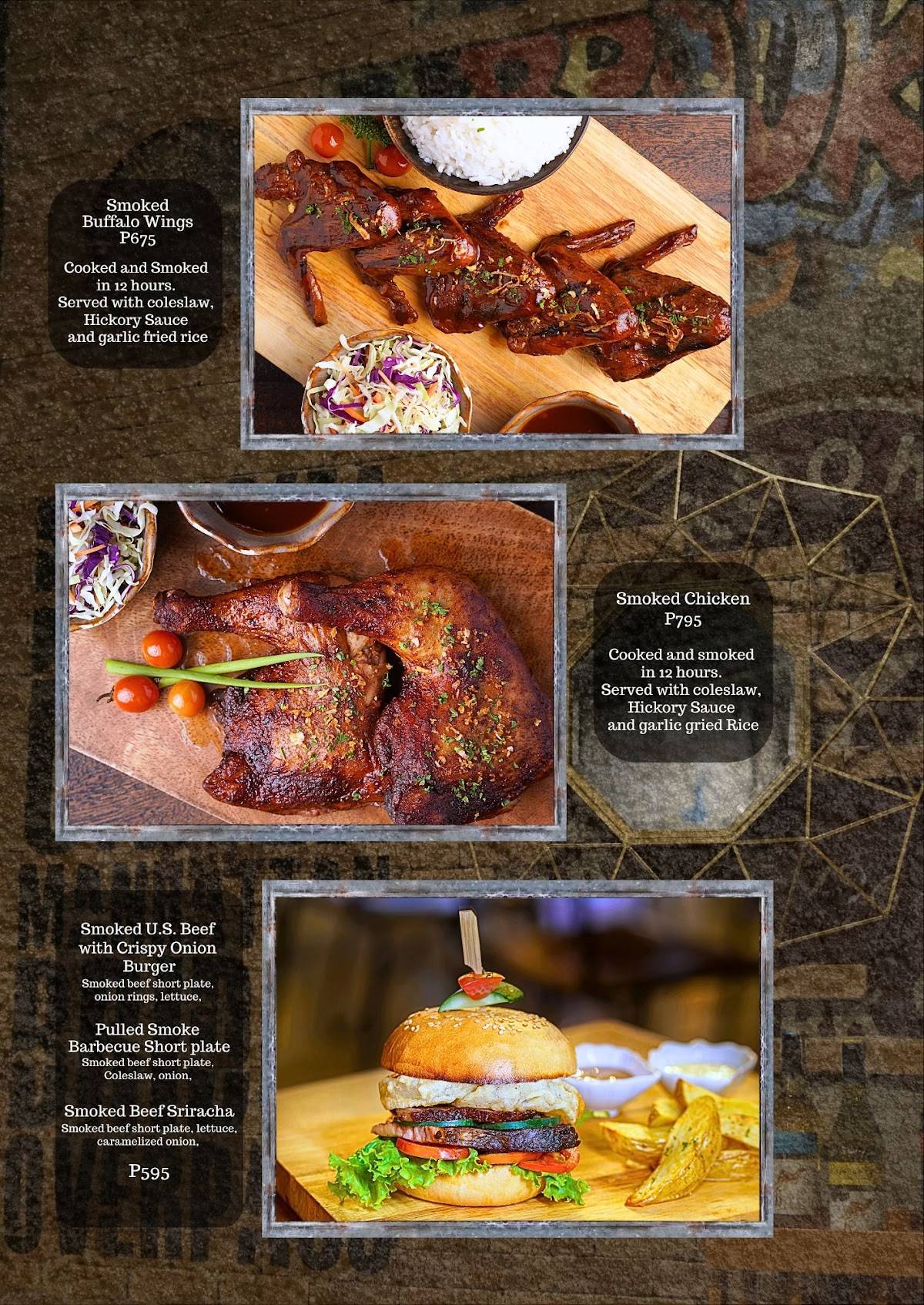 Rustika Asian Urban Kitchen- Vista Mall Santa Rosa, Laguna меню