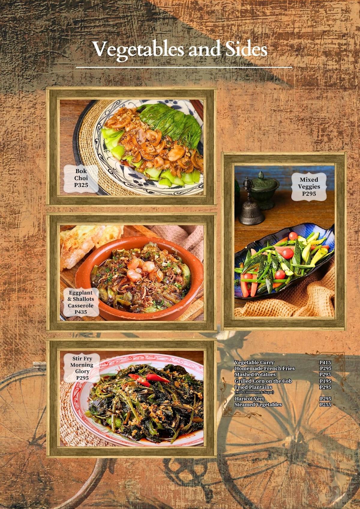 Rustika Asian Urban Kitchen- Vista Mall Santa Rosa, Laguna меню