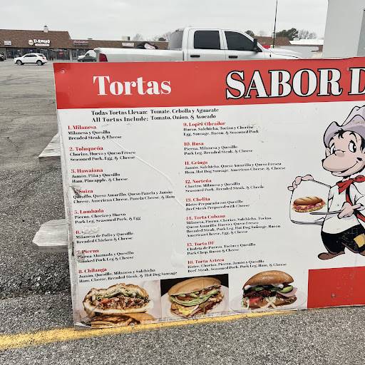 SABOR DF меню