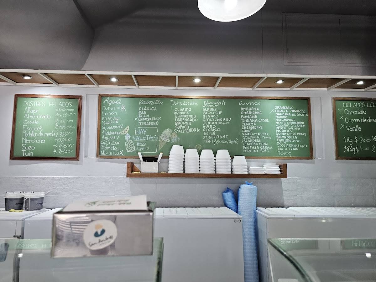 SAN ANDRES HELADERIA меню
