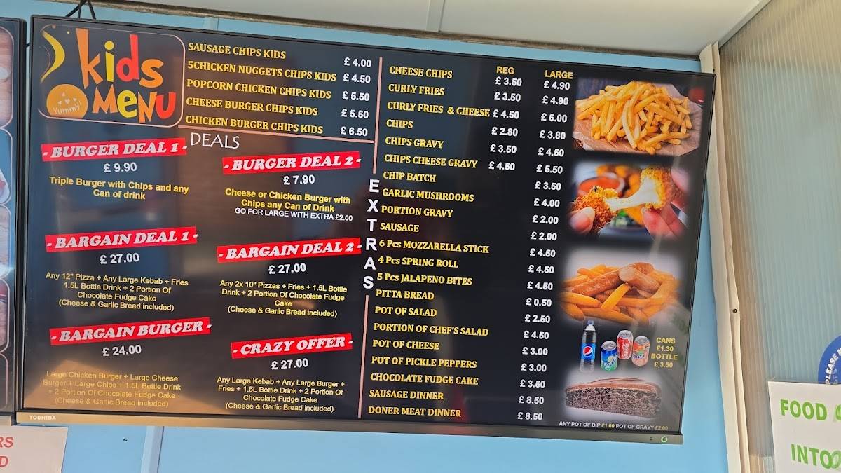 SELBY'S PIZZA KEBAB HOUSE меню