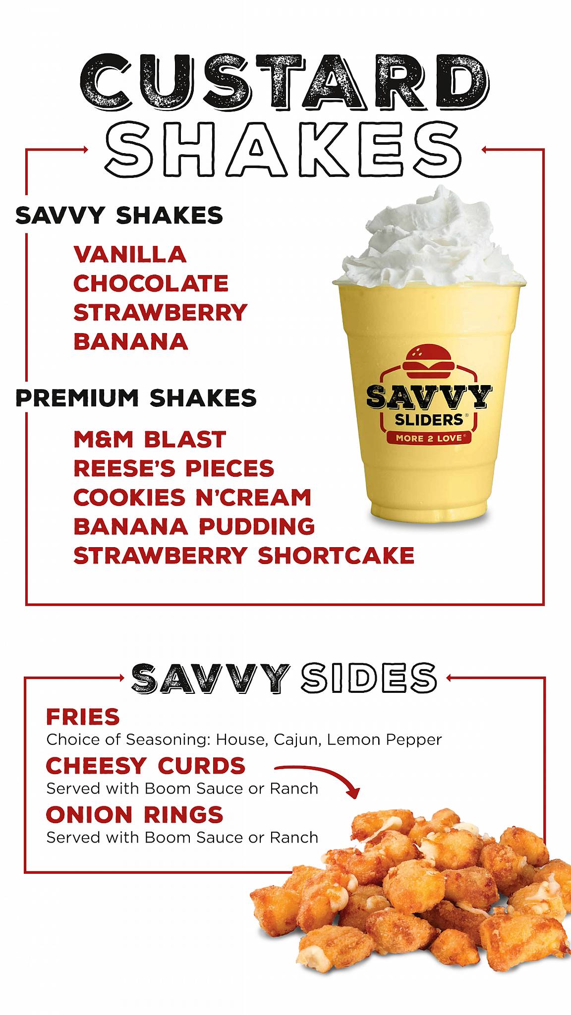 Savvy Sliders меню