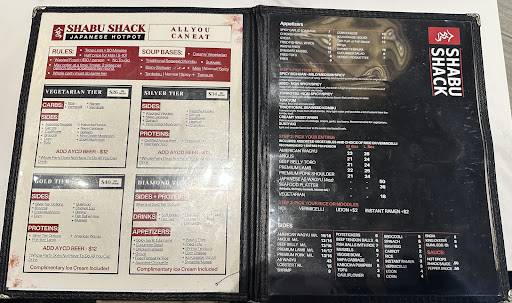 Shabu Shack Davis меню