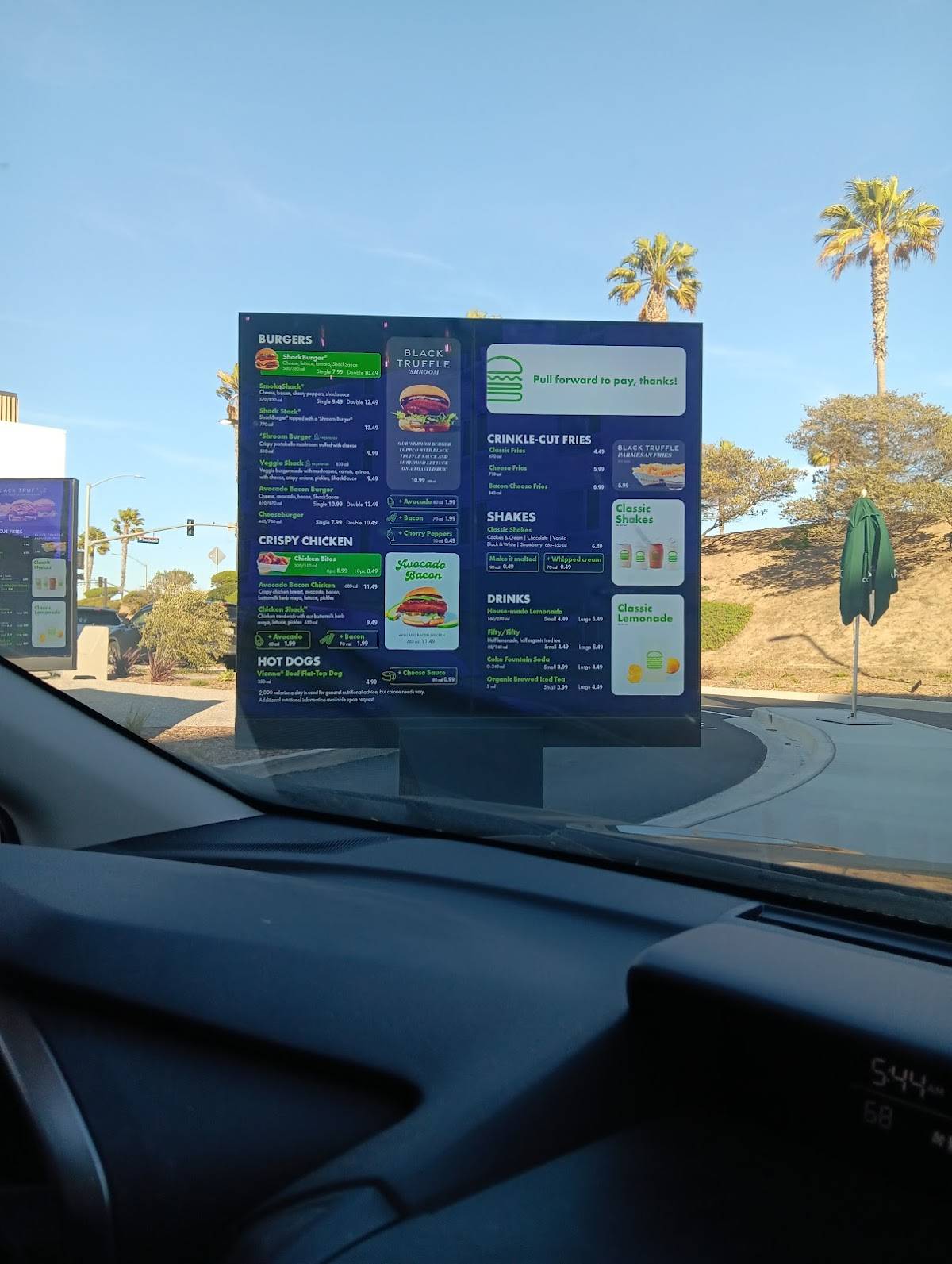 Shake Shack Oxnard меню