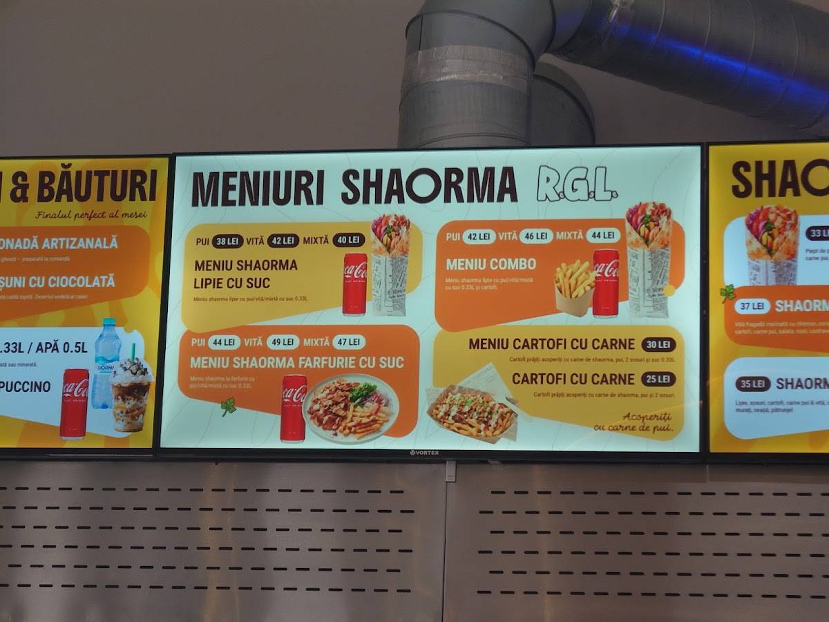 Shaormeria RGL меню