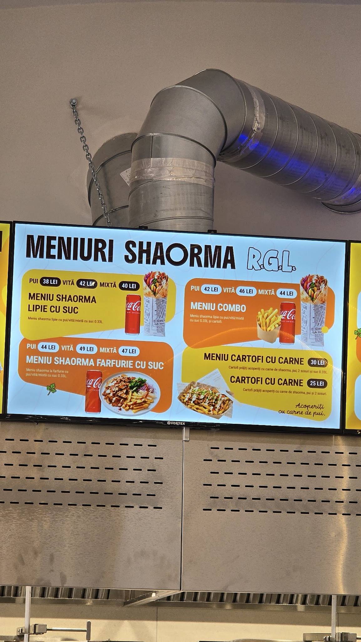 Shaormeria RGL меню