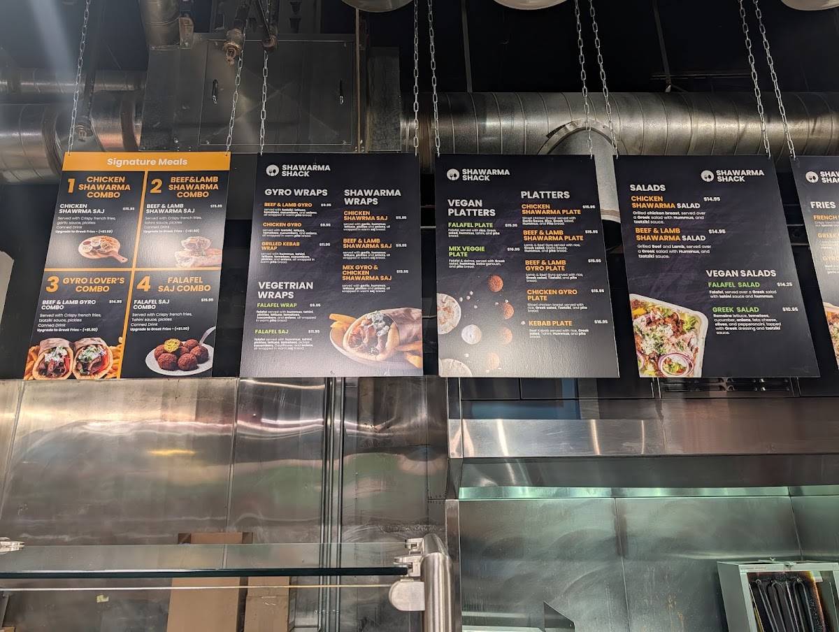 Shawarma Shack меню