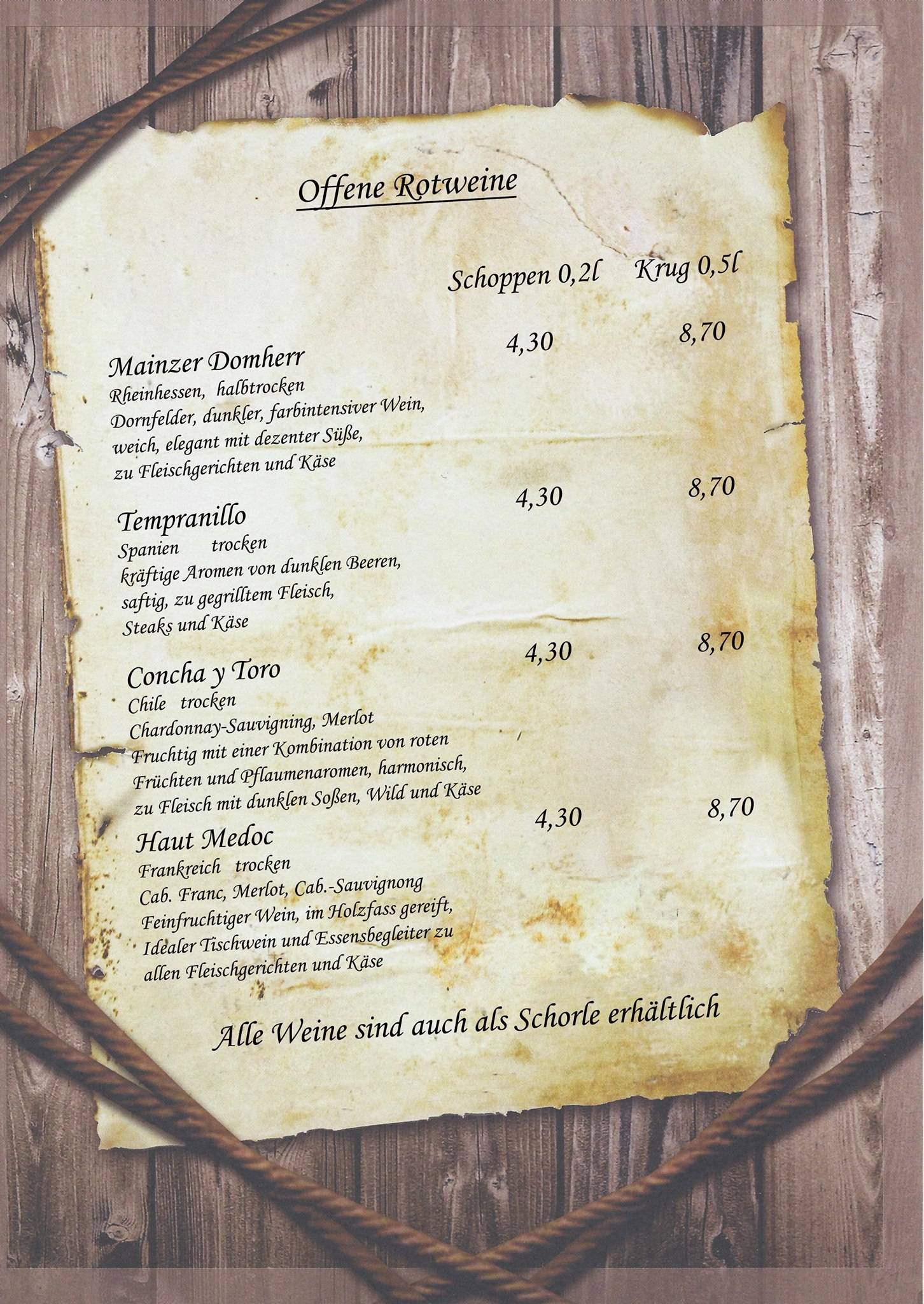 Shelly's Restaurant меню