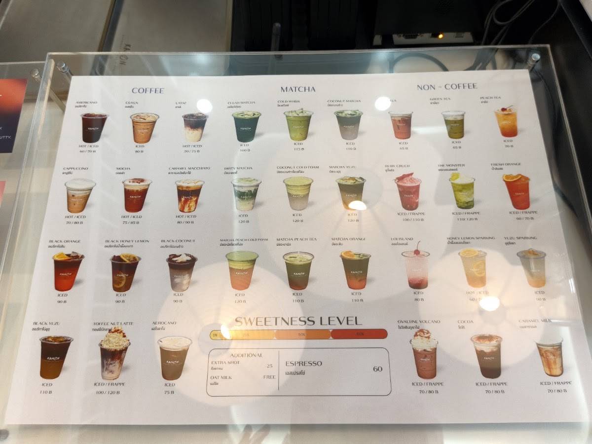 Kamon Coffee меню