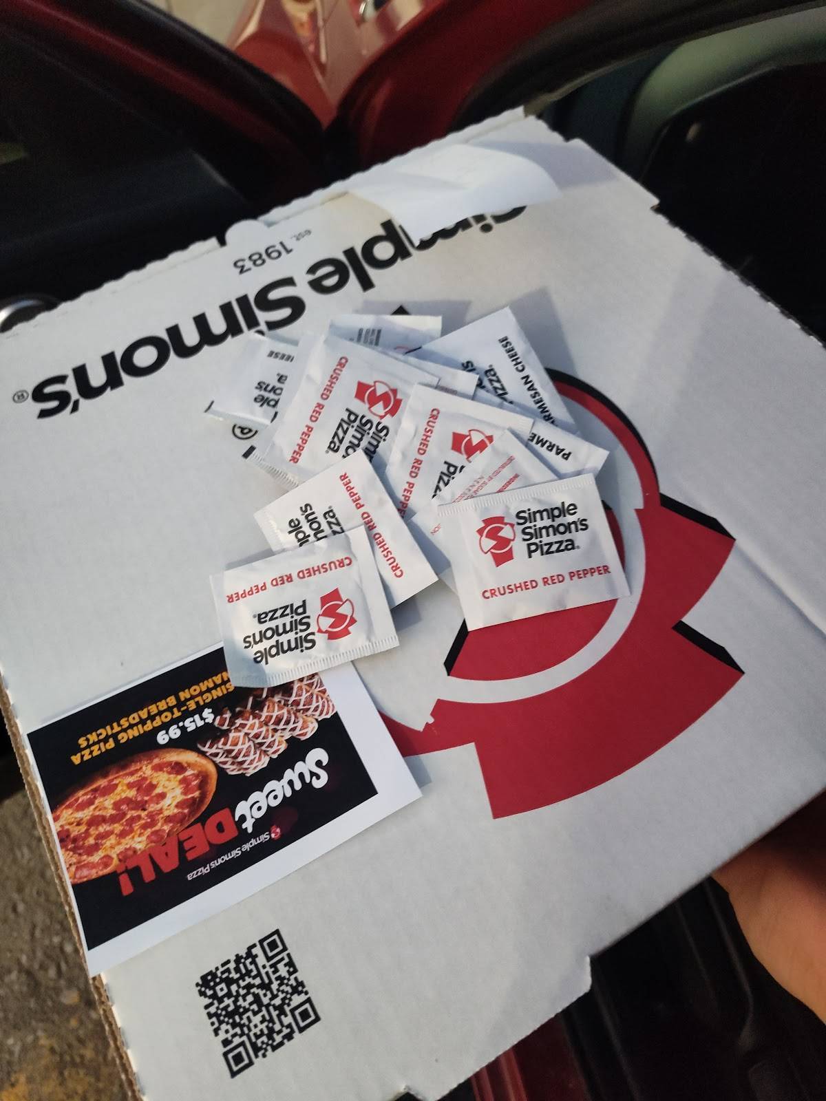 Simple Simon's Pizza меню