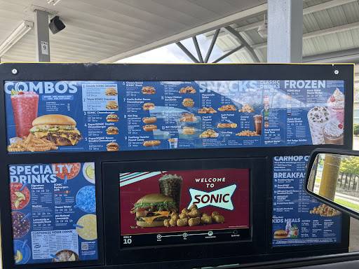 Sonic Drive-In меню