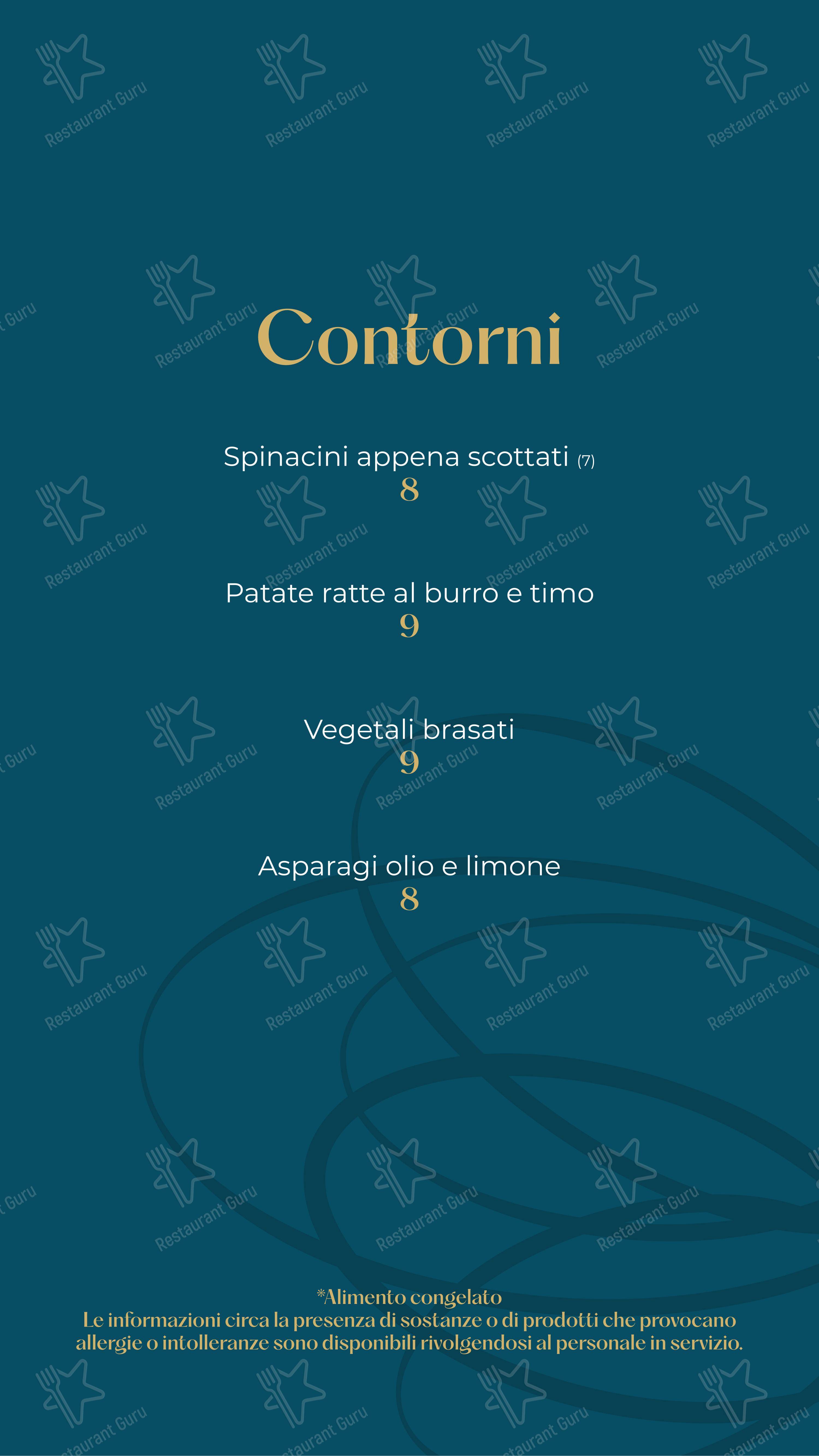 SottoLuce - Ristorante в Модене - 菜单