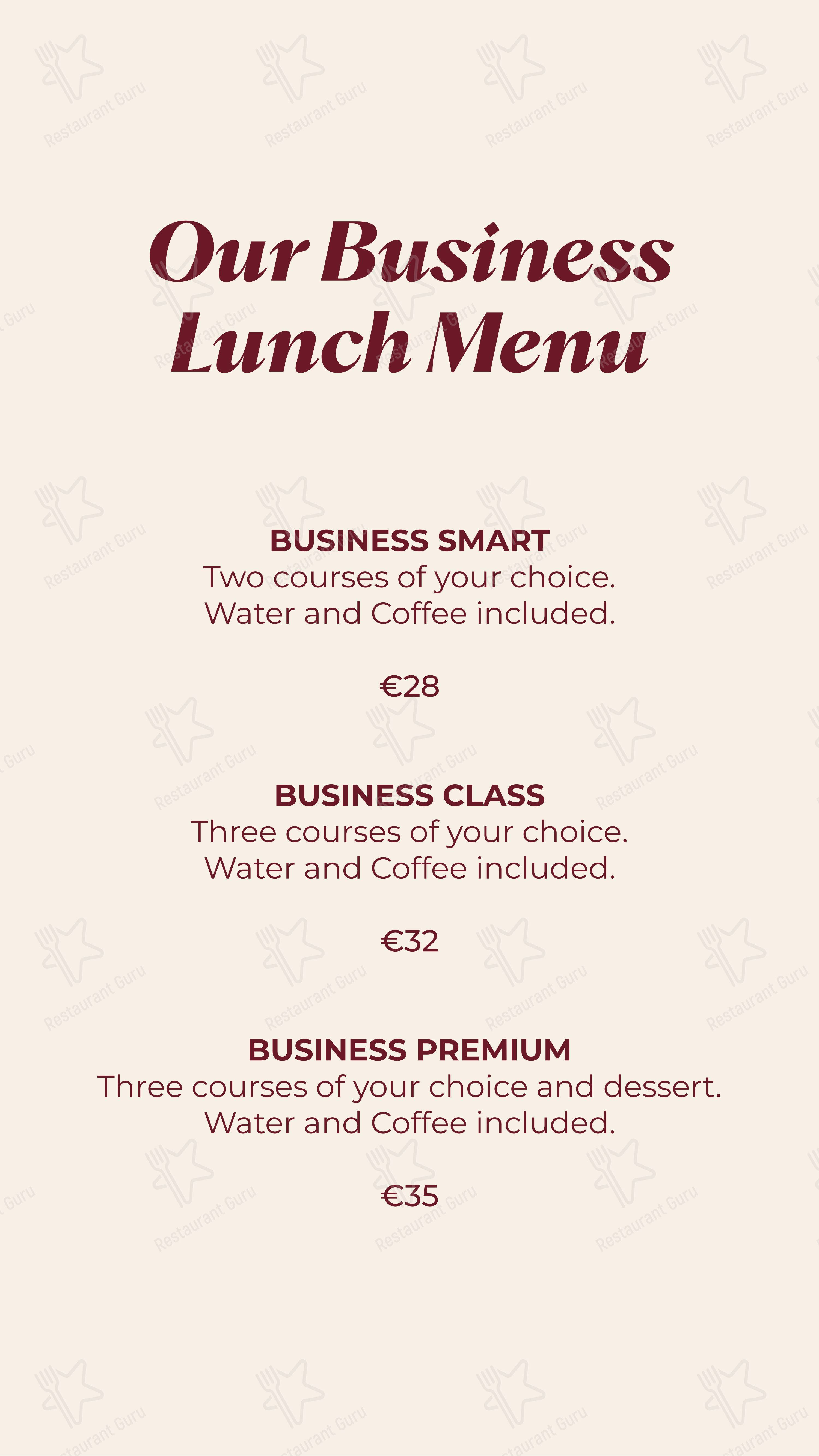 SottoLuce - Ristorante в Модене - Lunch Menu
