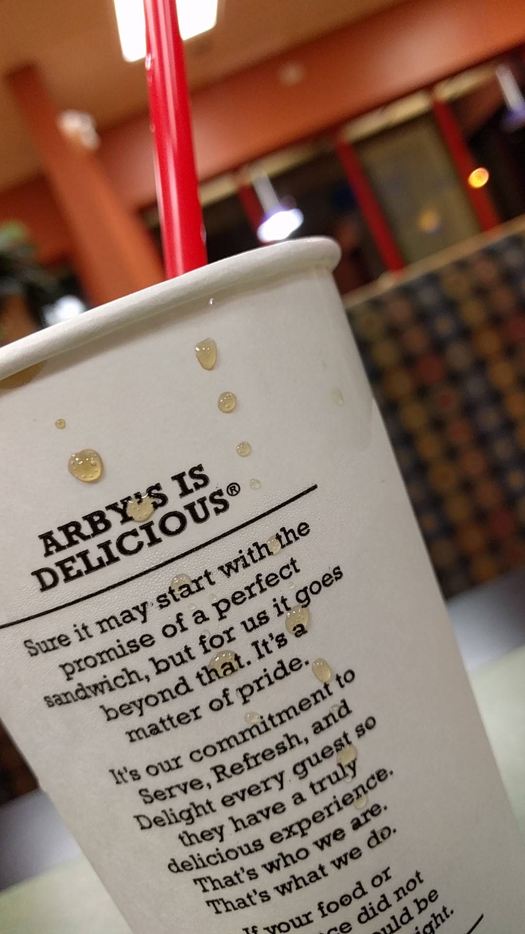 Arby's меню