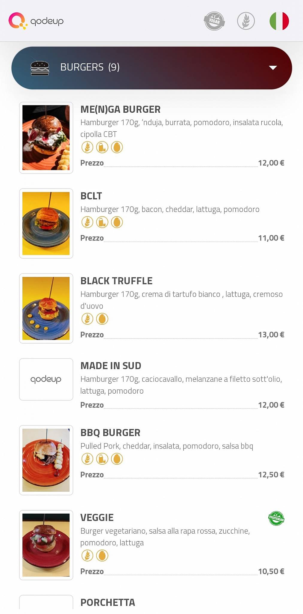 Spuma Birra e Maritozzi меню