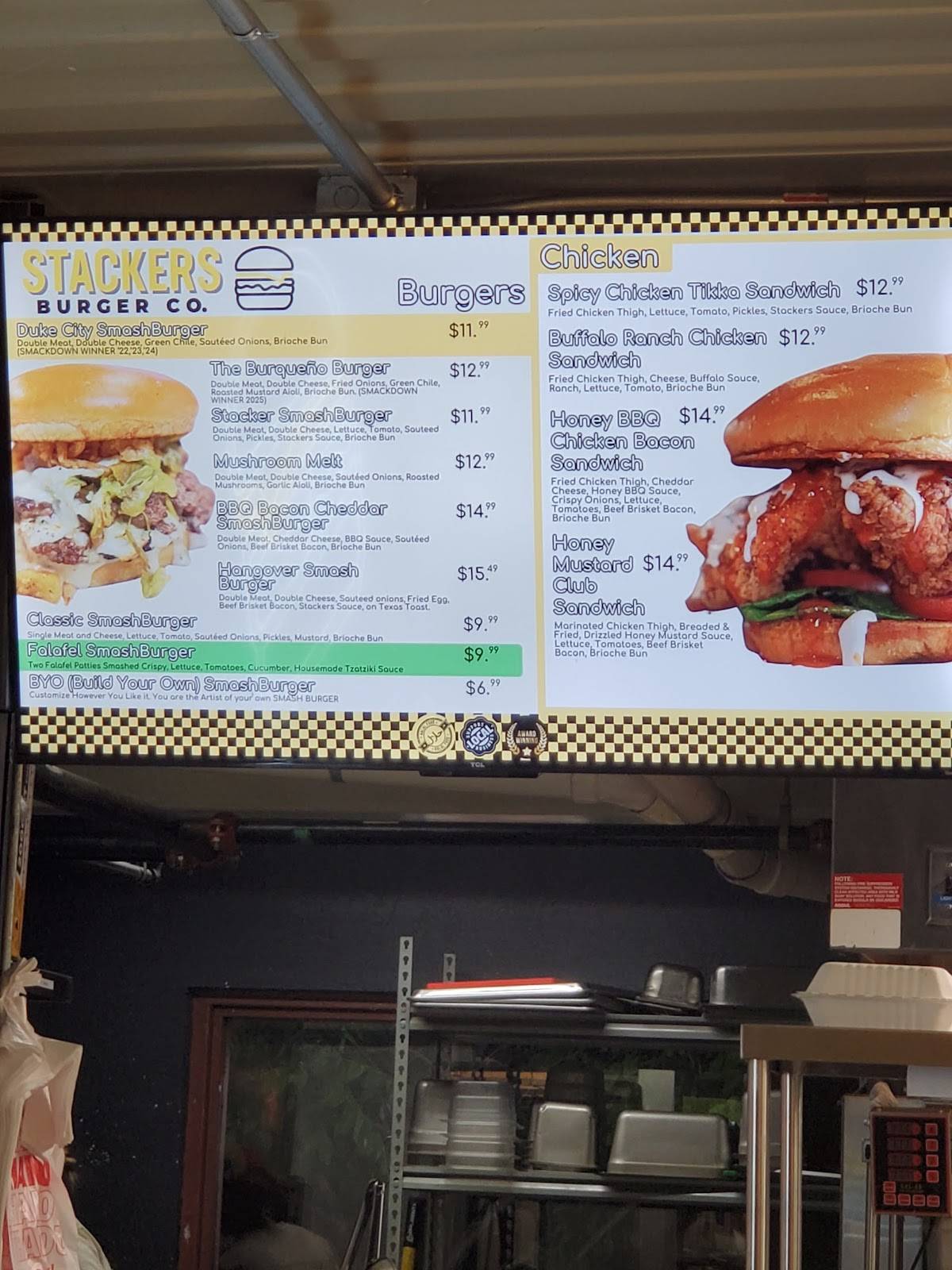Stackers Burger Co. (Green Jeans) меню