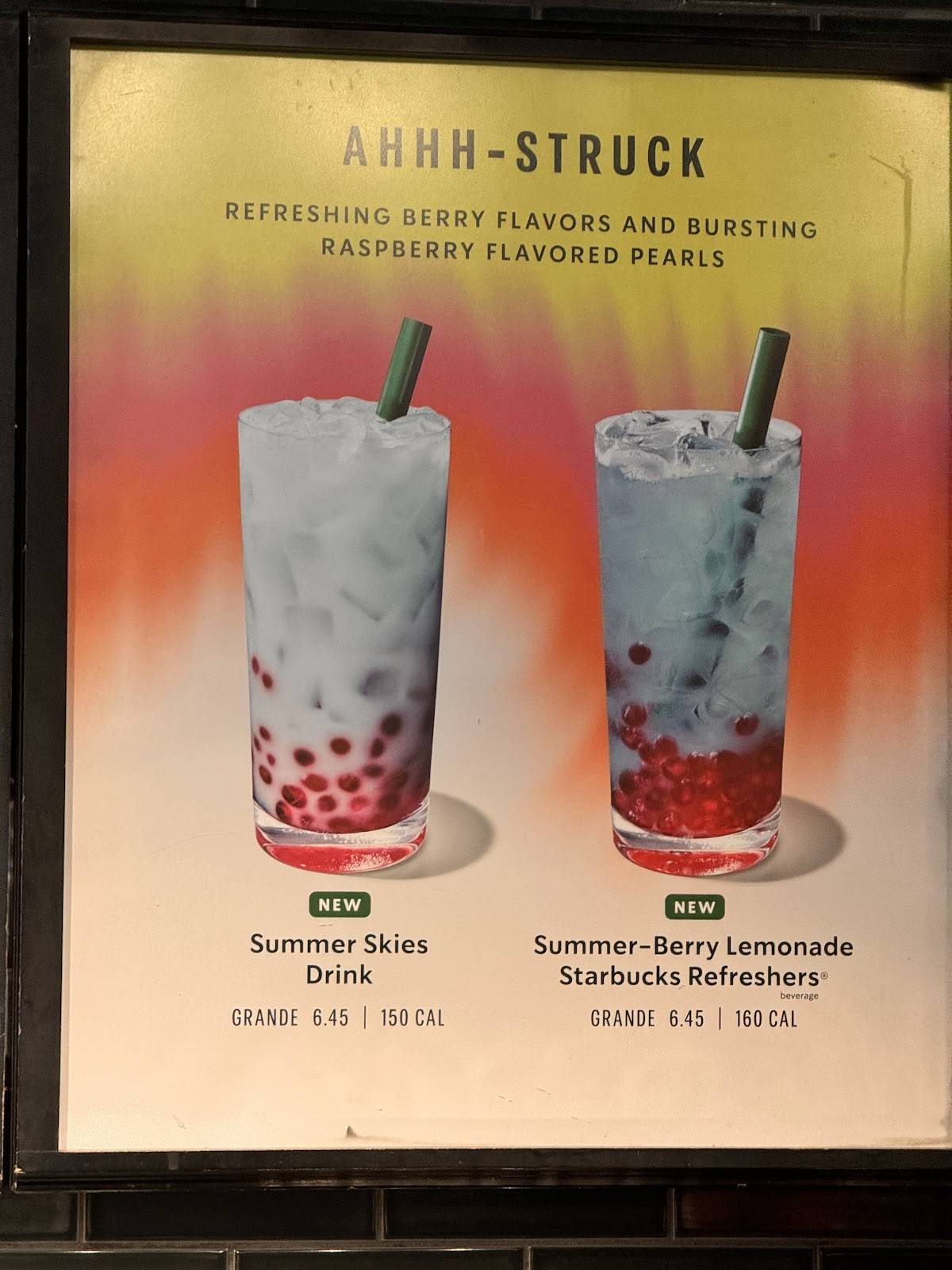 Starbucks Coffee Company меню