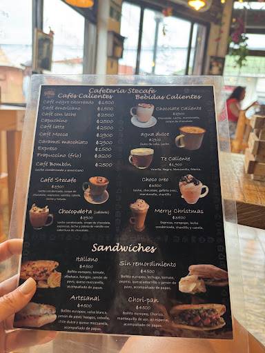 Stecafe меню