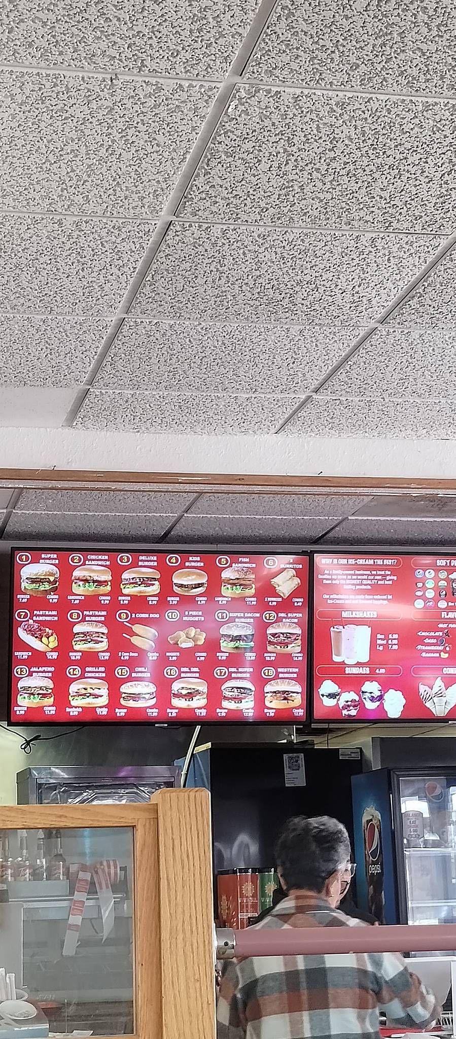 Super Burger Drive-In меню