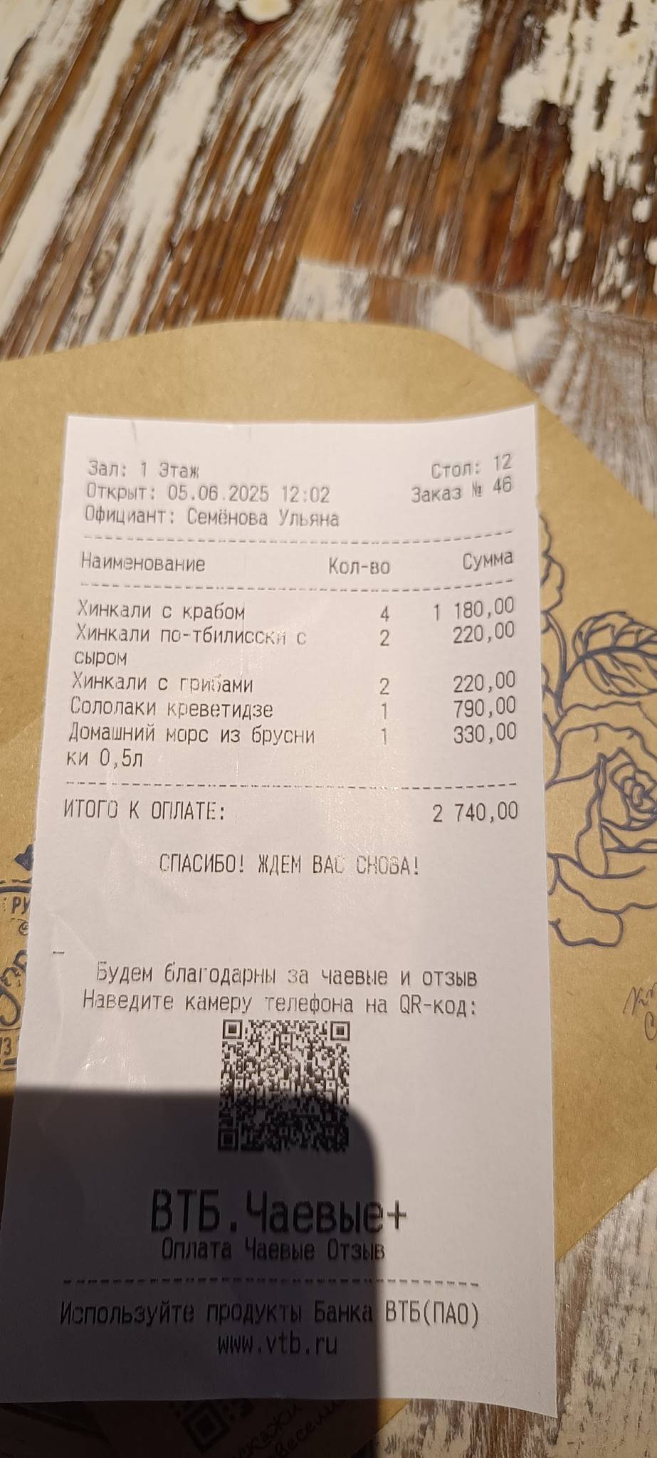 Супра Романи меню