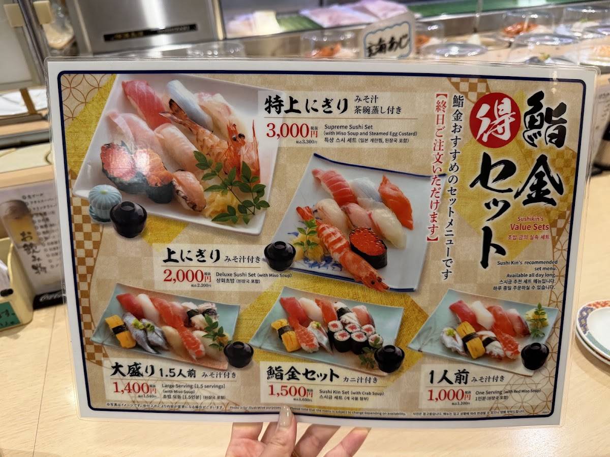Sushi Kin меню