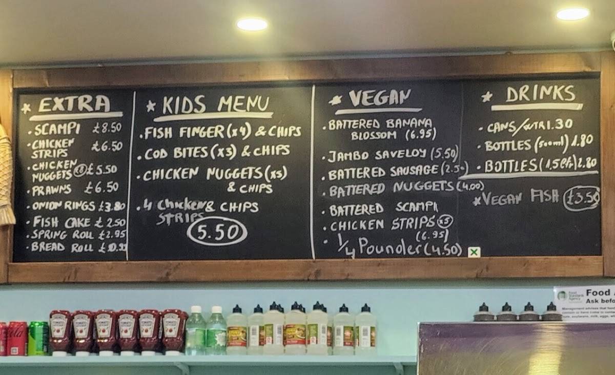 Sutton Fish Bar & Restaurant меню
