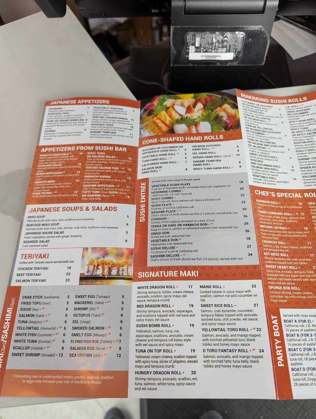 Sweet Rice JP Thai Sushi меню