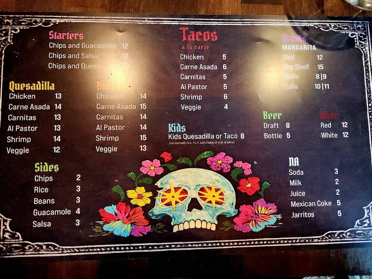 Tacos Colima меню