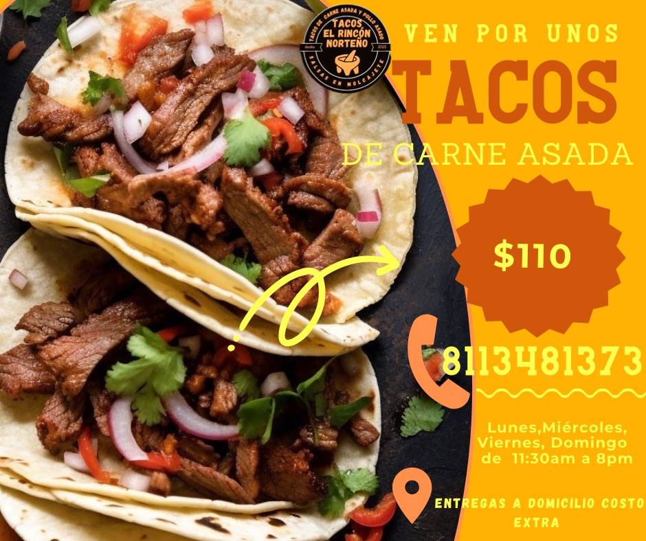 Tacos y Pollo El Rincón Norteño меню