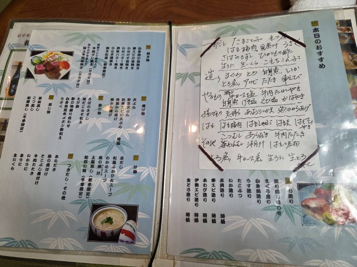 鮨康 меню