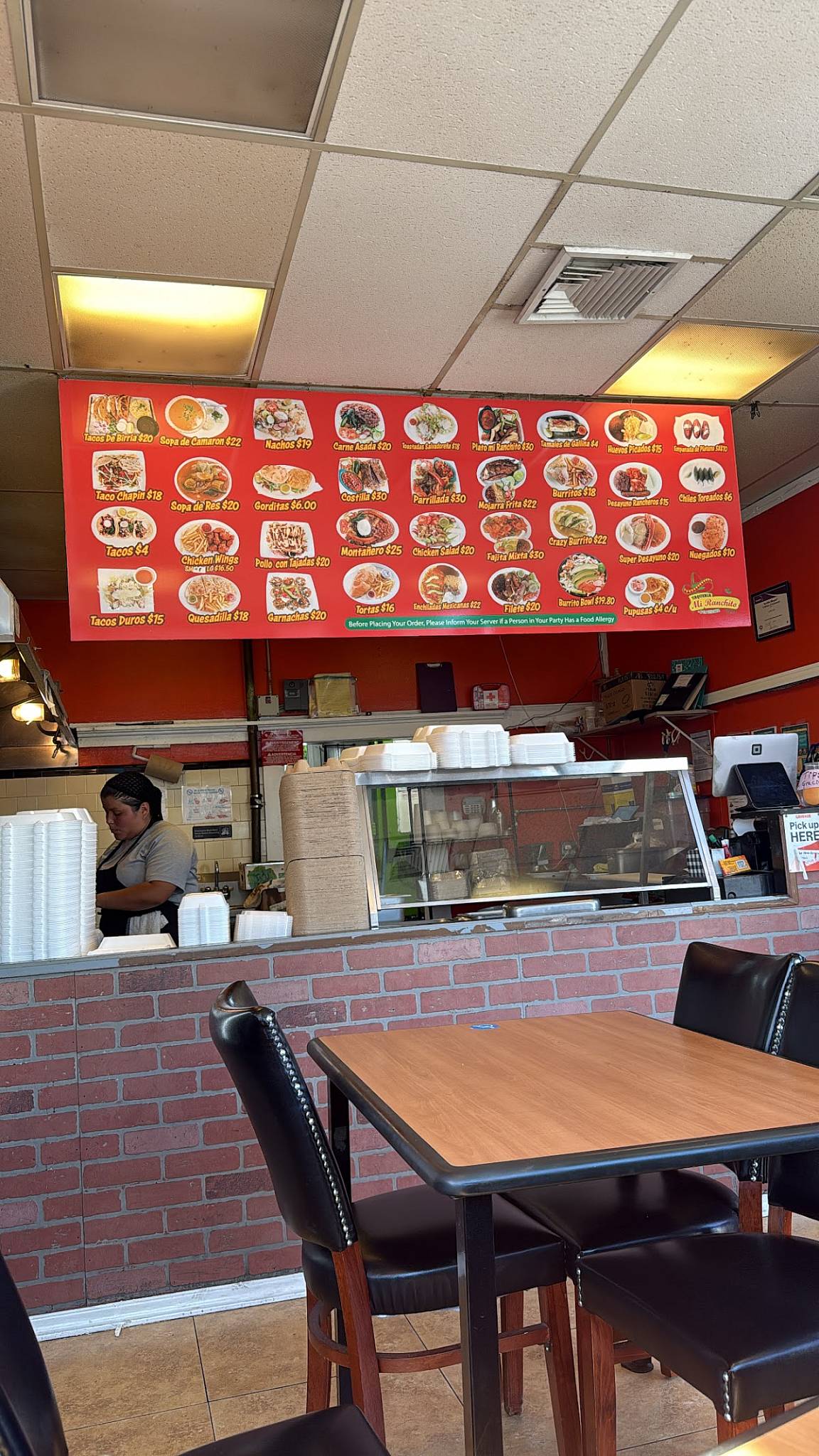 Taqueria y Pupuseria Mi Ranchito меню