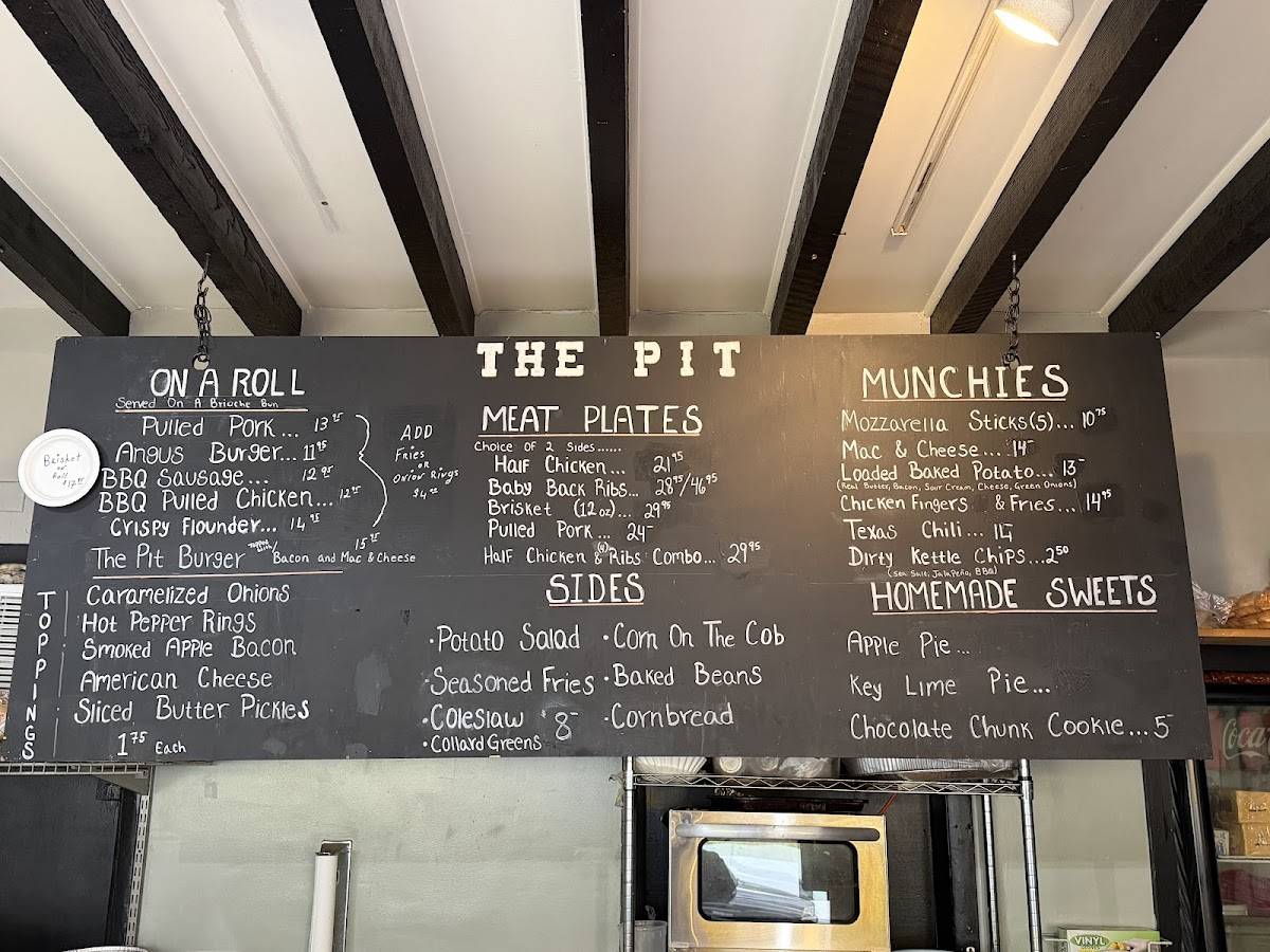 The Pit меню