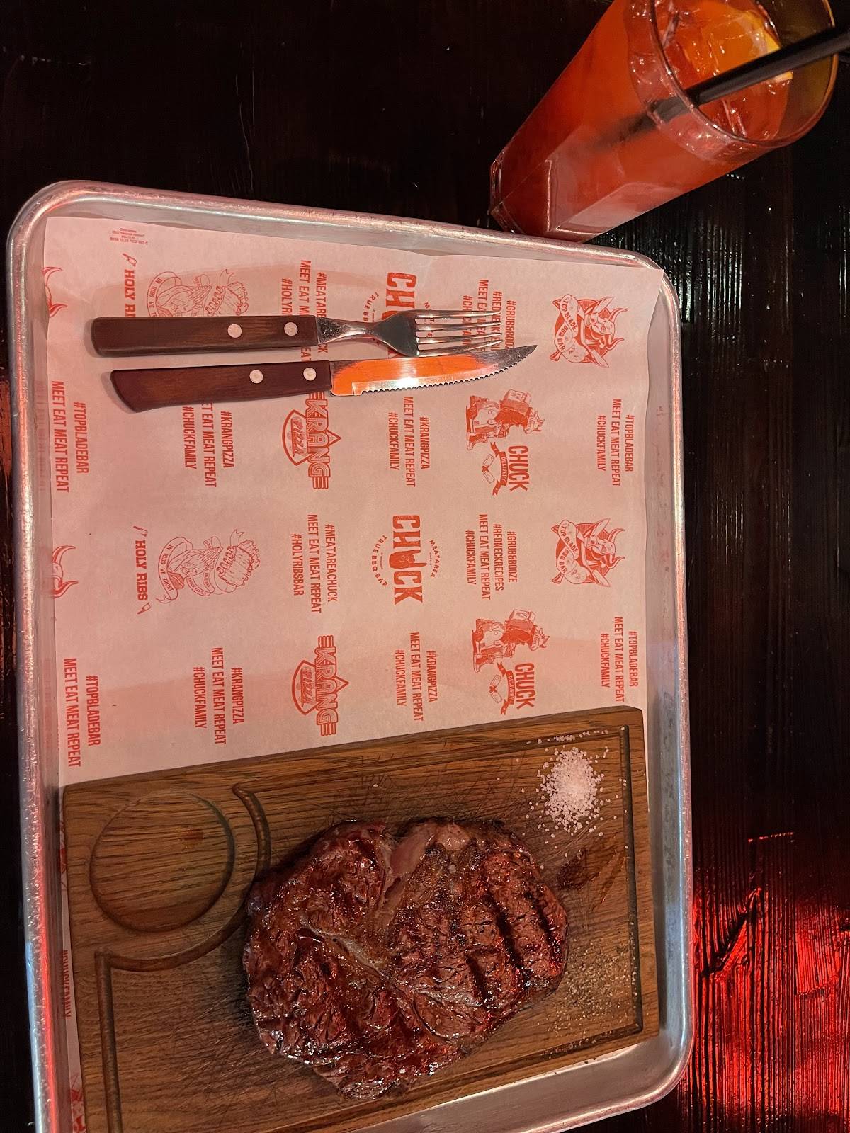 Top Blade BBQ Bar меню