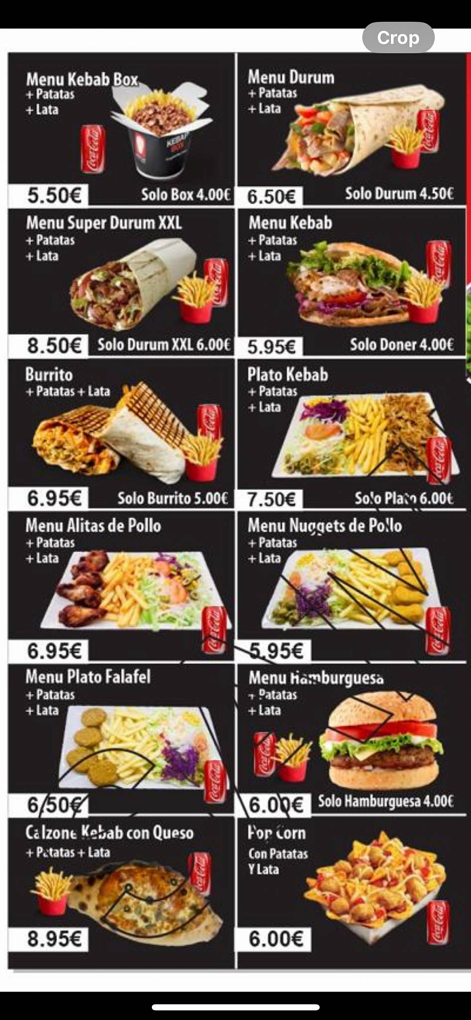 Tres Reyes Kebab Pizzería меню