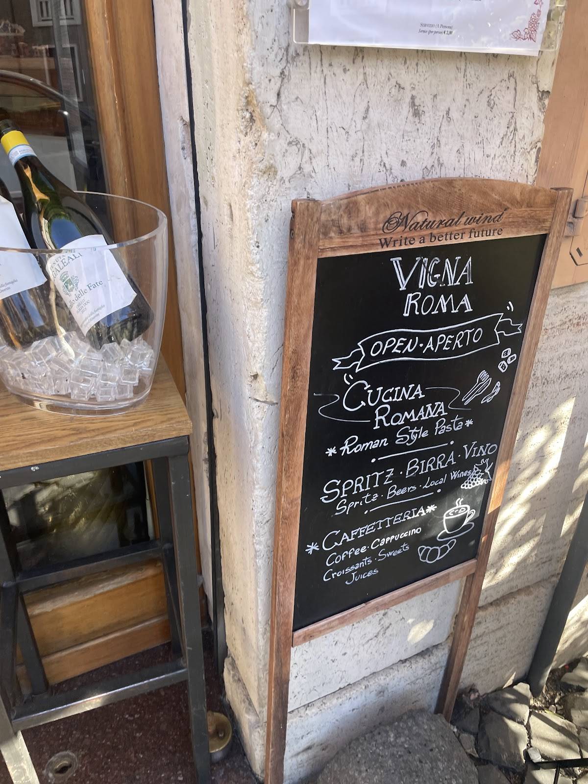 Vigna Roma меню