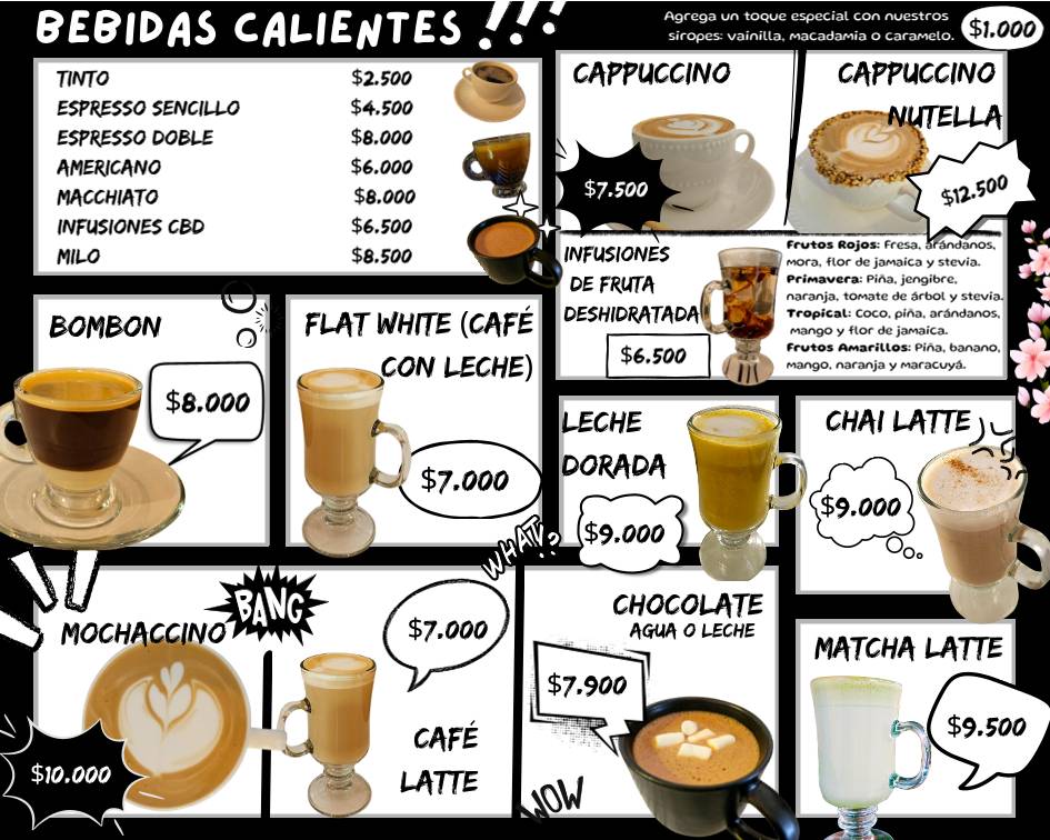 Waffles Bono Café меню