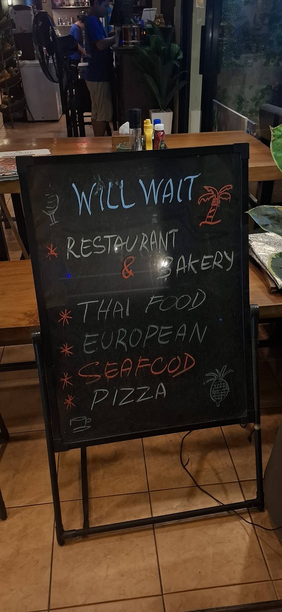 Will Wait меню