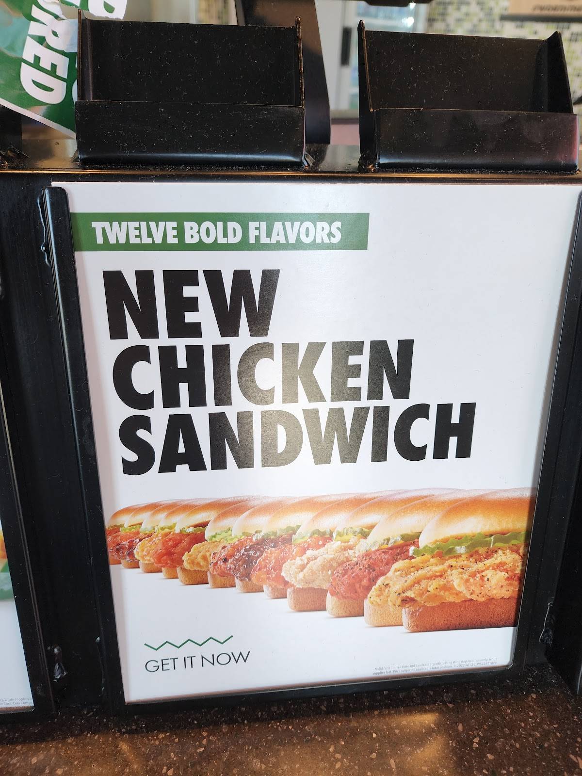 Wingstop меню