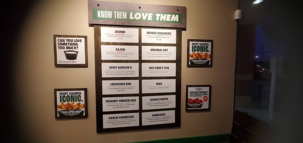Wingstop меню