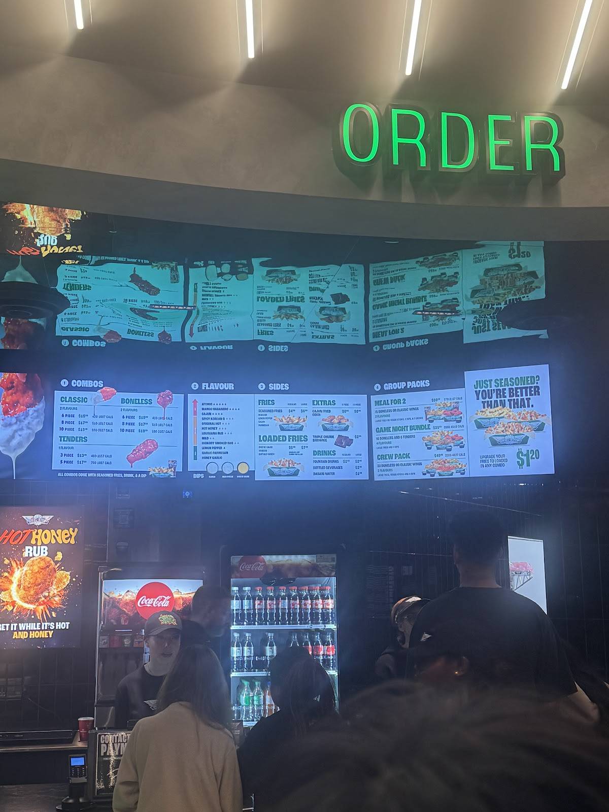 Wingstop меню
