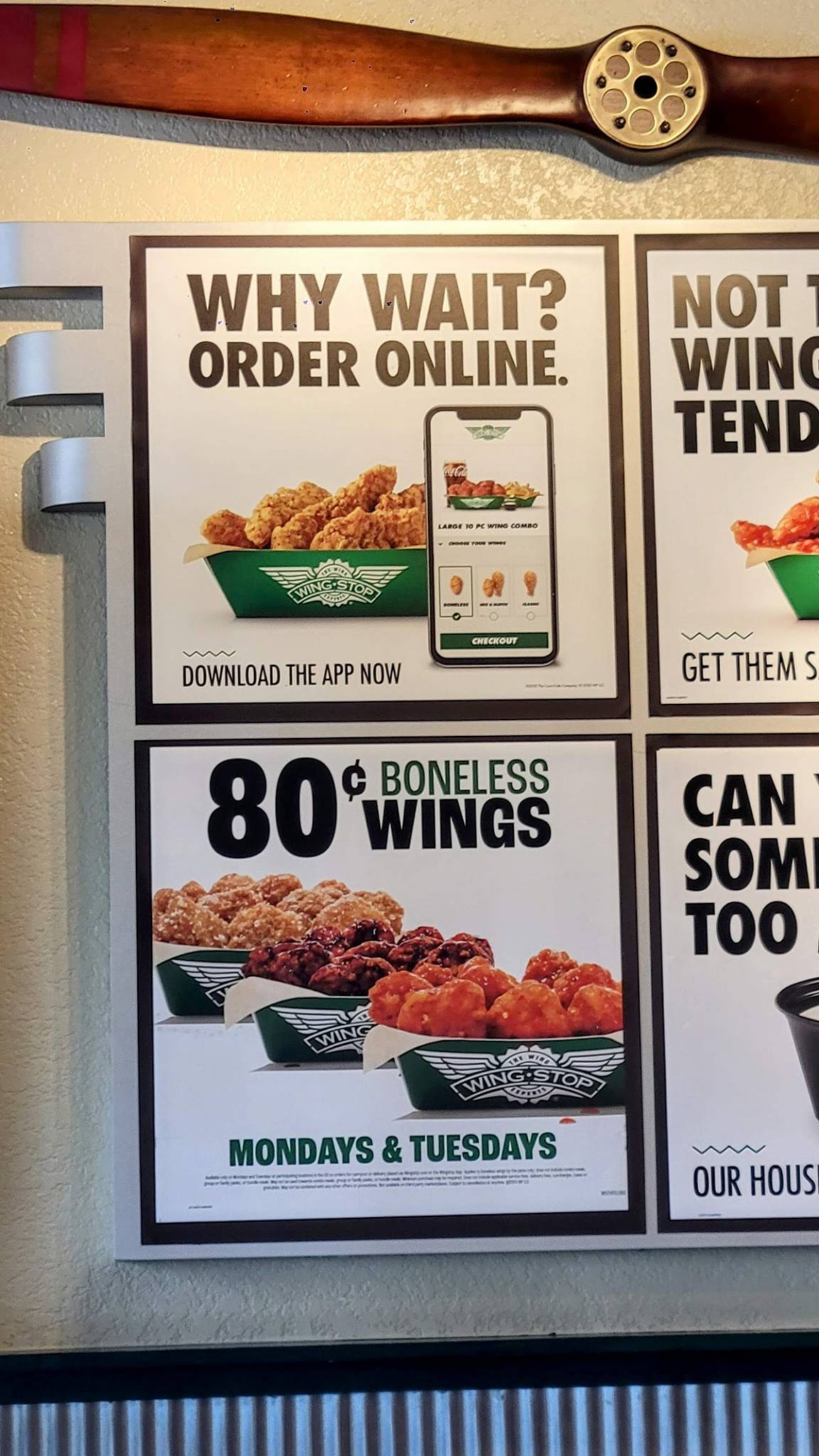 Wingstop меню