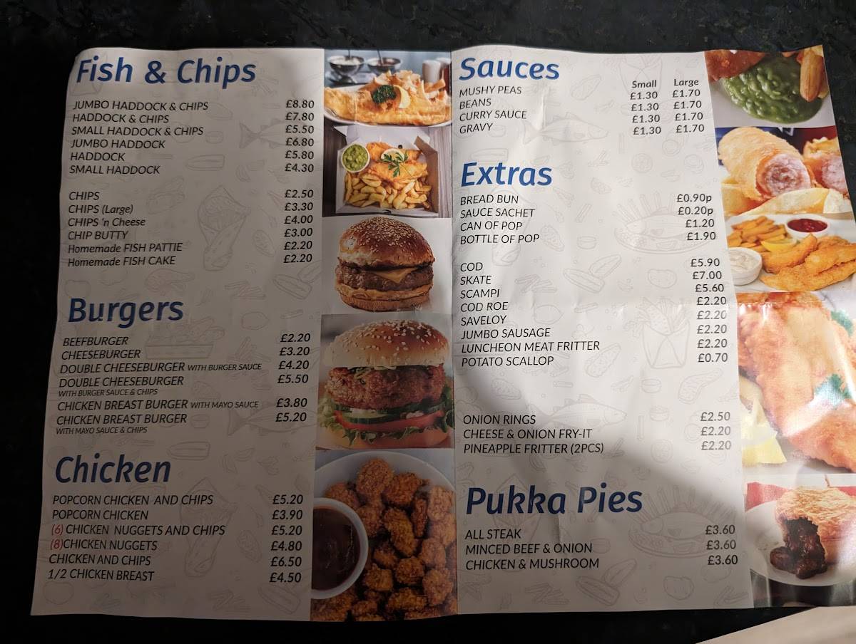 Winners Fish & Chips меню