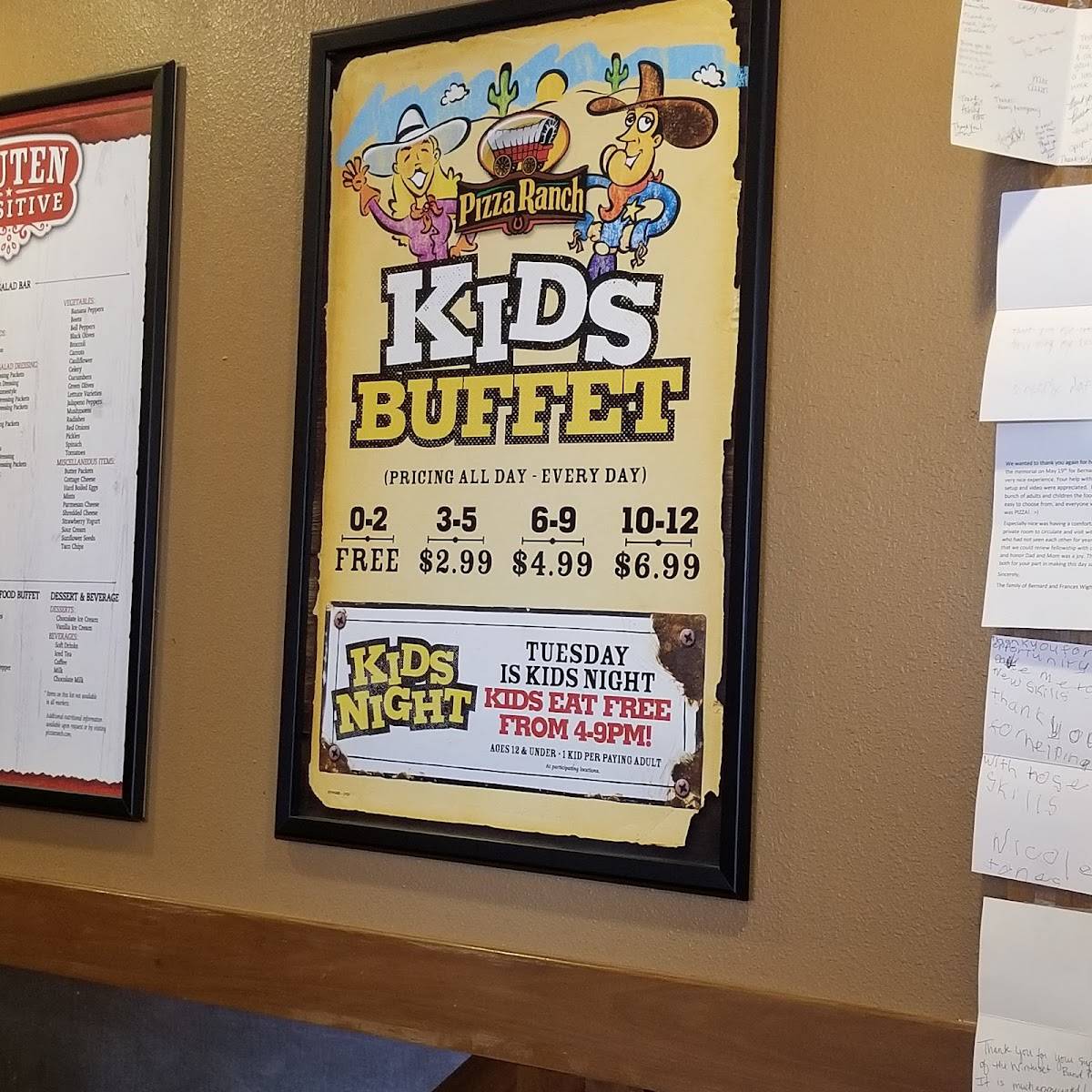 Pizza Ranch меню