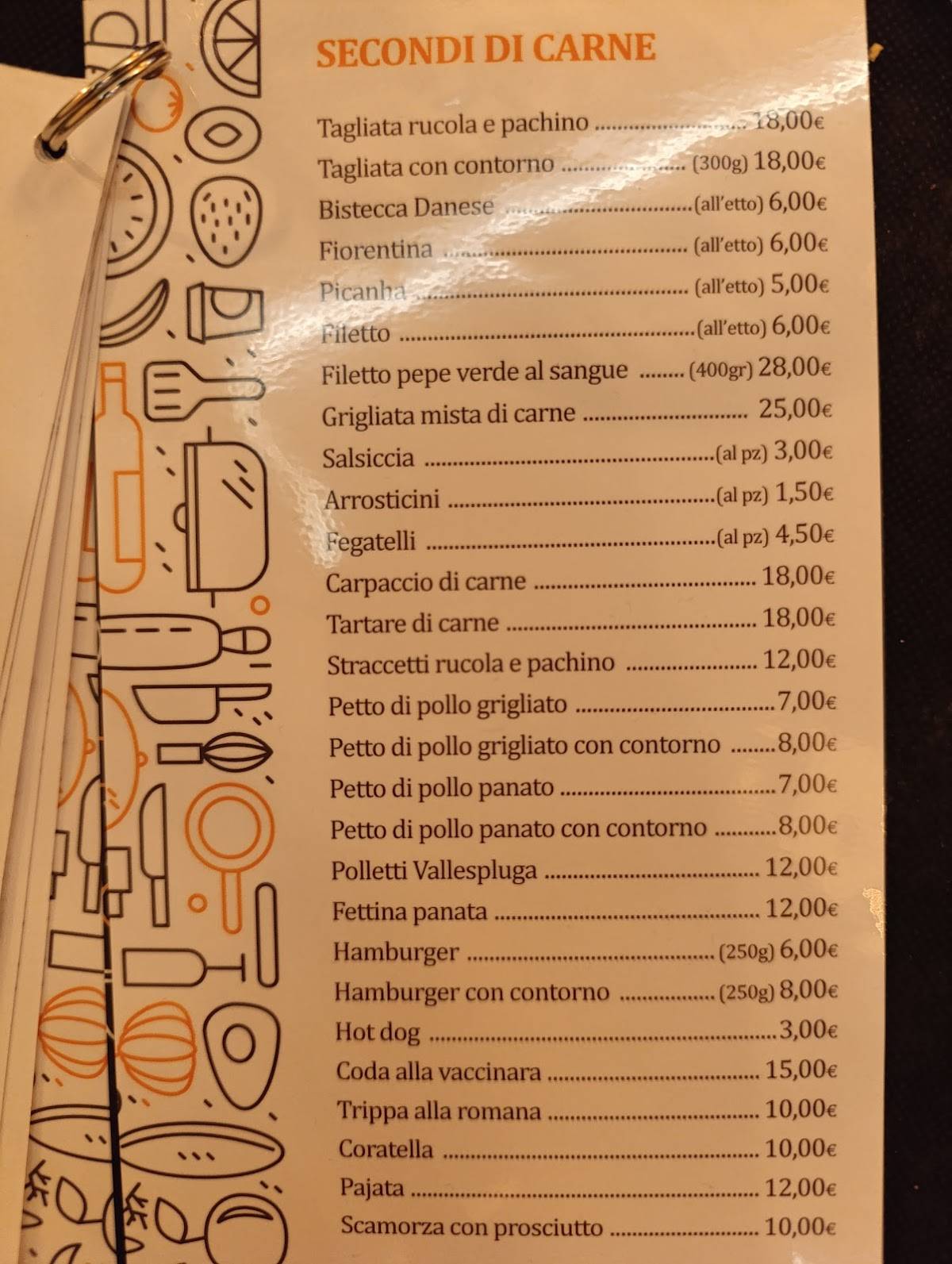 amBARabà caffe' trattoria меню