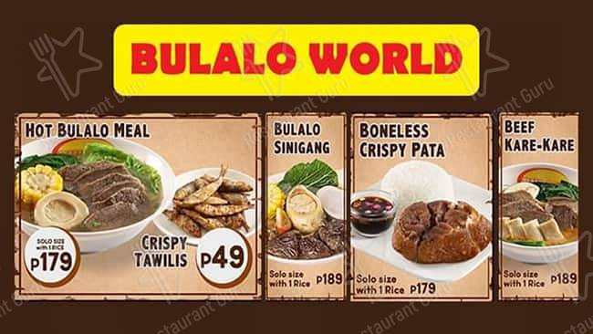Bulalo World меню