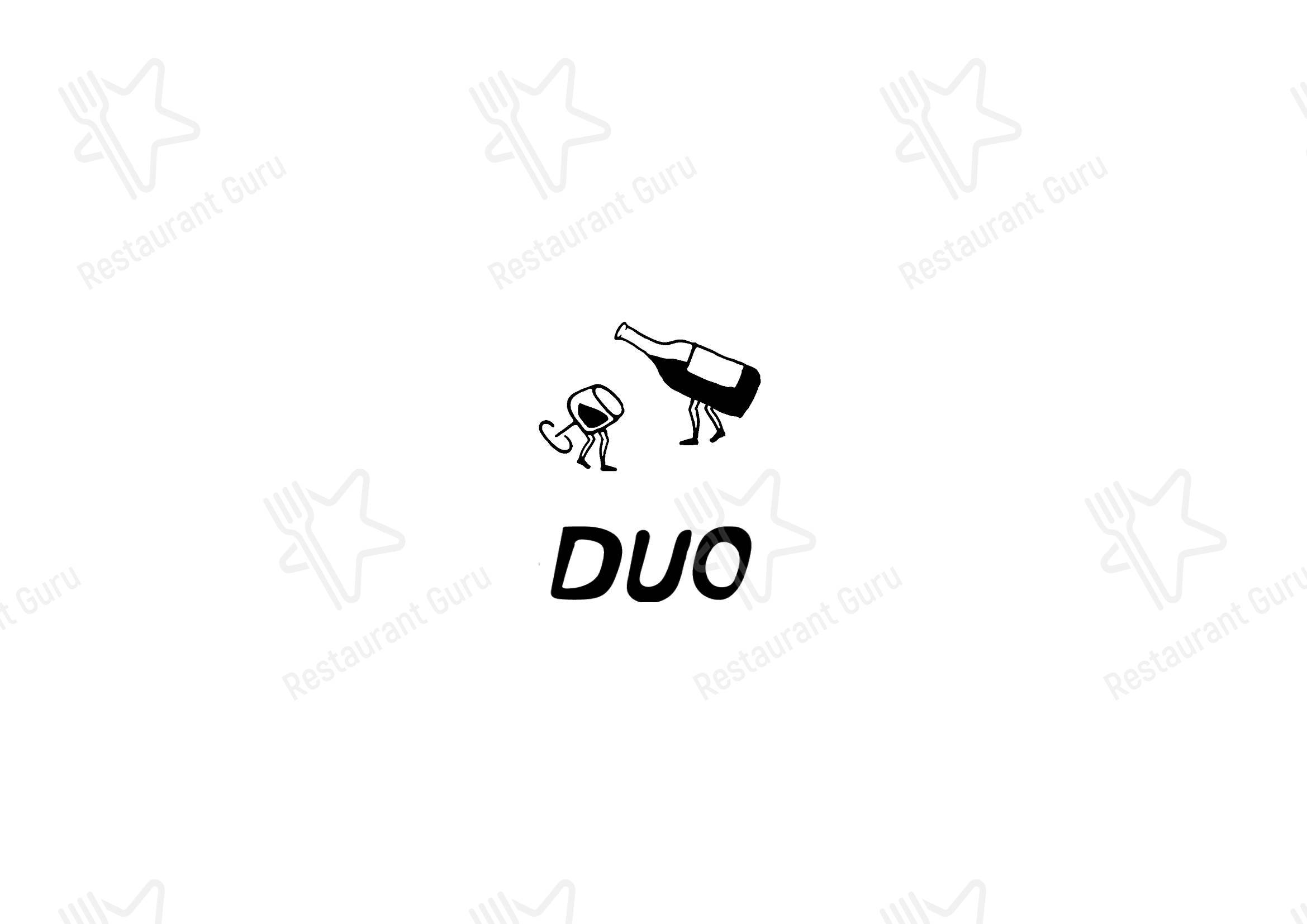 duo в Окленде - Lunch Menu
